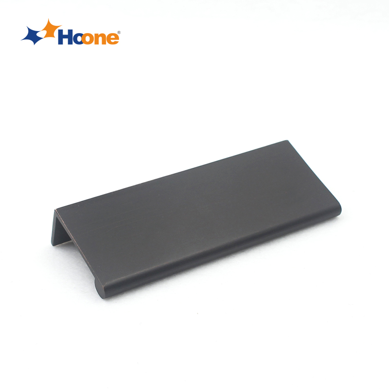 Hoone -Modern matt black handle furniture hardware zinc alloy A5771-1