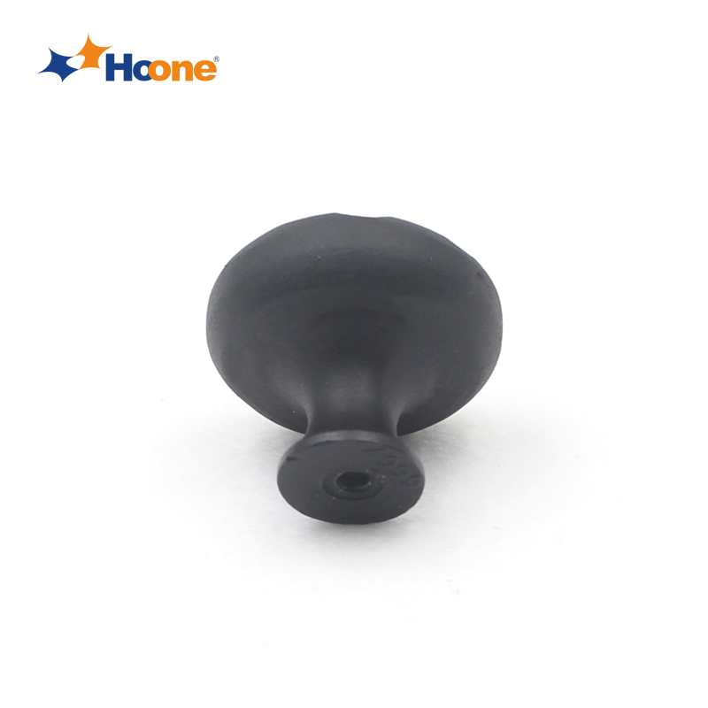 Hoone -Oil Rubbed Bronze Cabinet Pulls Unique Matt Black Knob For Drawer Furniture