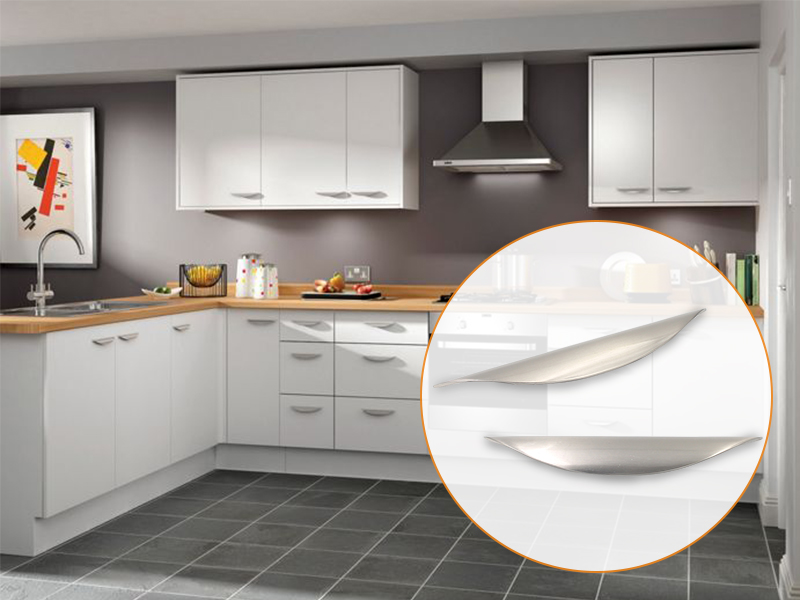 Modern style handle for kitchen furniture hardware zinc alloy A3934