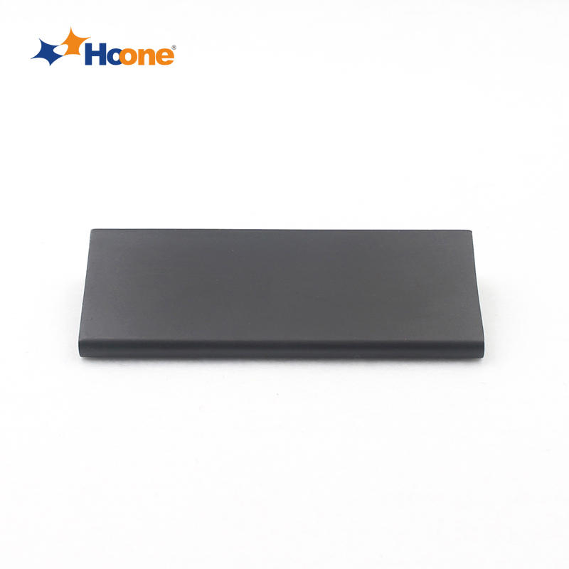 Modern matt black handle furniture hardware zinc alloy A5771
