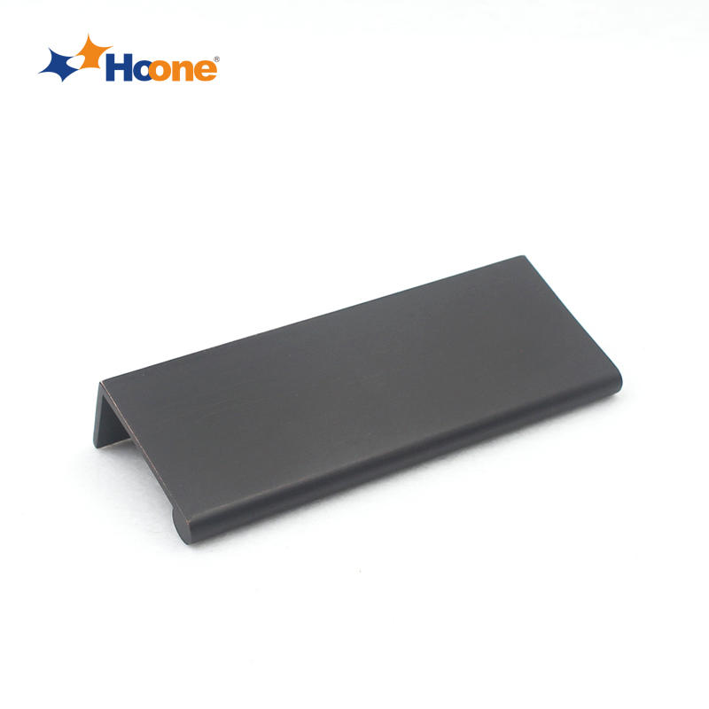 Modern matt black handle furniture hardware zinc alloy A5771