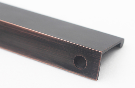 Hoone -Modern Matt Black Handle Furniture Hardware Zinc Alloy A5771 | Dresser-1