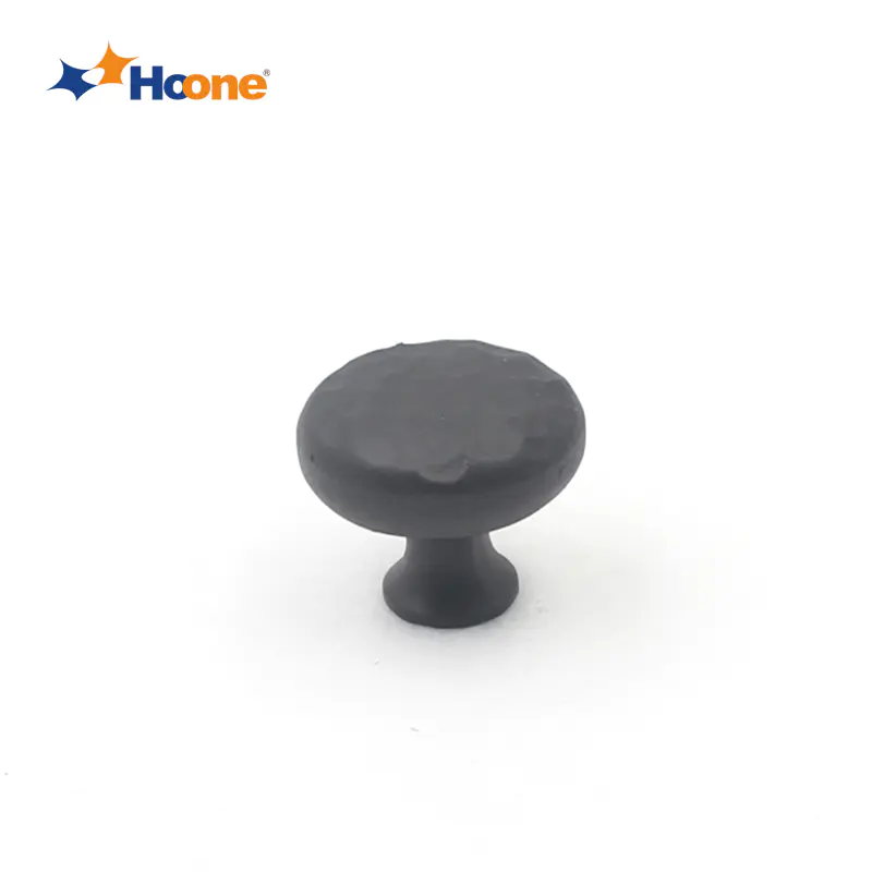 Unique matt black knob for drawer furniture hardware zinc alloy A6667