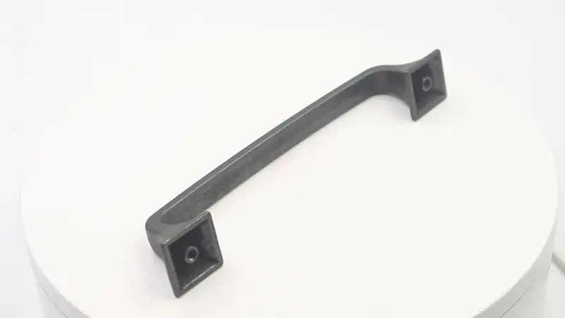 Most popular black cabinet pull handle furniture hardware zinc alloy A7066S video