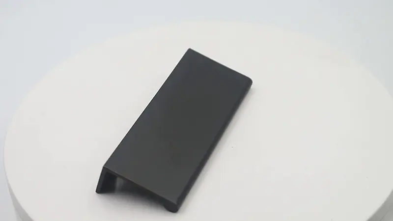 Modern matt black handle furniture hardware zinc alloy A5771 video