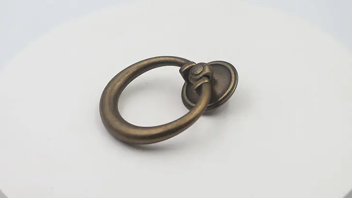 Ring-pull handle furniture hardware zinc alloy A1780L Video