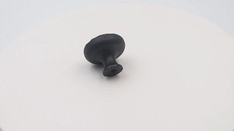 Unique matt black knob for drawer furniture hardware zinc alloy A6667 video