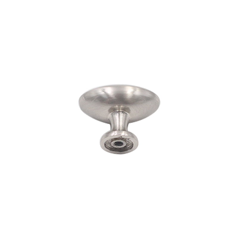 Hoone-Single Hole Round Zinc Alloy Cabinet Drawer Knob-2