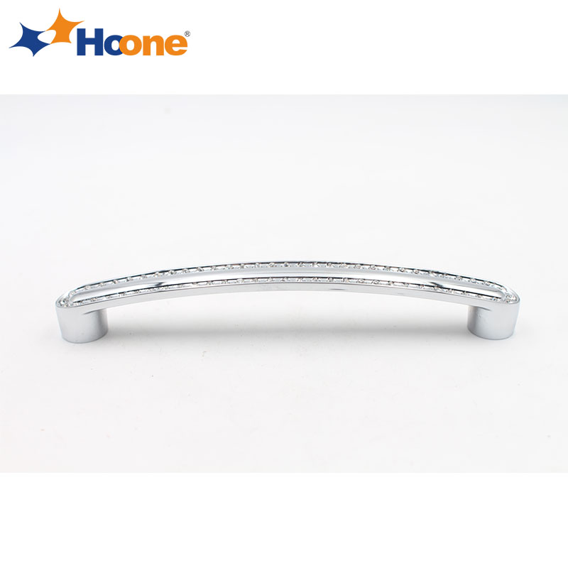 European Diamond Crystal Handle Furniture Hardware Zinc Alloy Handle A6758