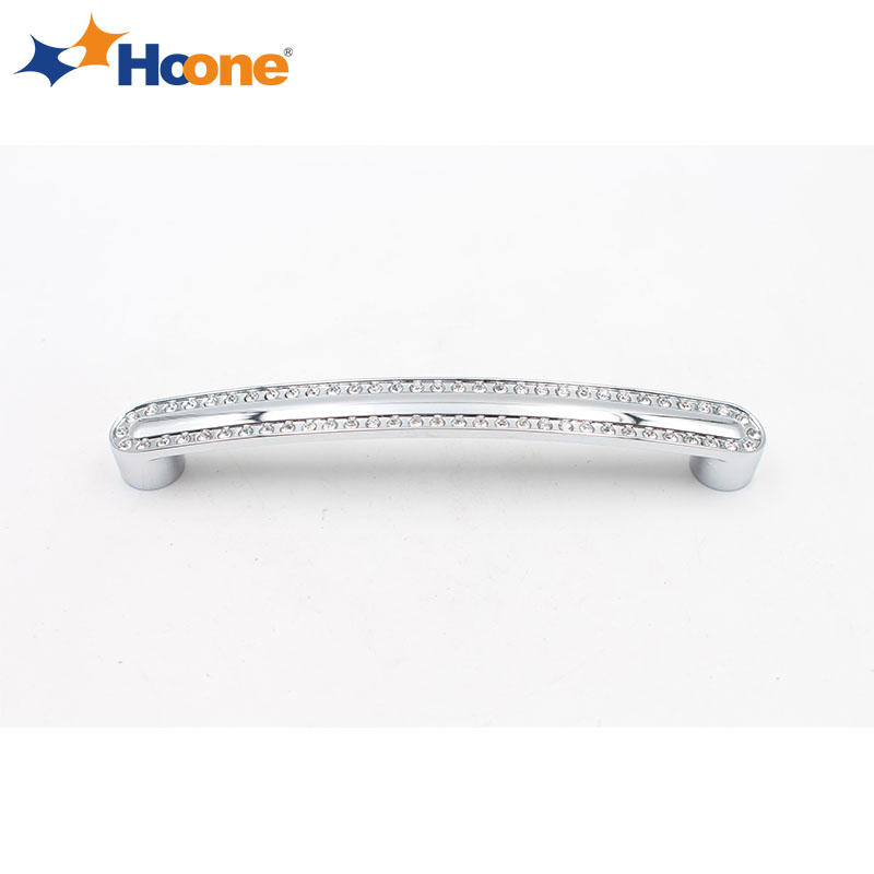 European Diamond Crystal Handle Furniture Hardware Zinc Alloy Handle A6758