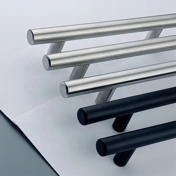 Round stainless steel handle